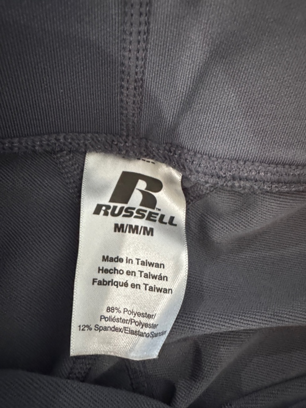 Russell Athletic Gray Compression Joggers size Medium - Picture 2 of 3